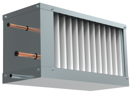 ZWS-R 400*200-3 Фреоновый охладитель для прямоугольных каналов (сторона обслуживания-левая)			
