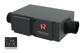 Компактная приточная установка ROYAL CLIMA RCV-500 + EH-3400 VENTO