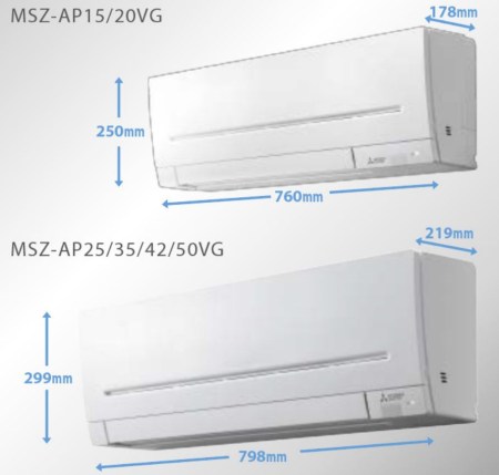 Настенный кондиционер Mitsubishi Electric MSZ-AP25VGK/MUZ-AP25VG