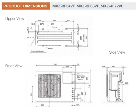Mitsubishi Electric MXZ-4F72VF