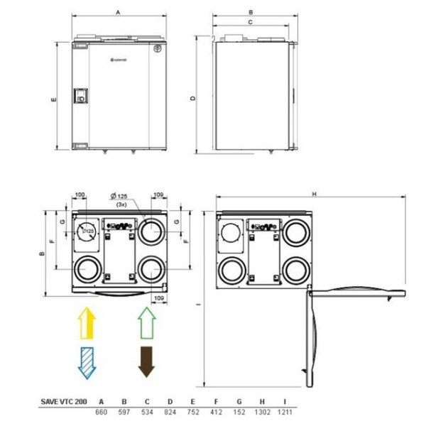 Systemair SAVE VTC 200 R