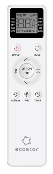 Настенный кондиционер Ecostar KVS-RAY09ST