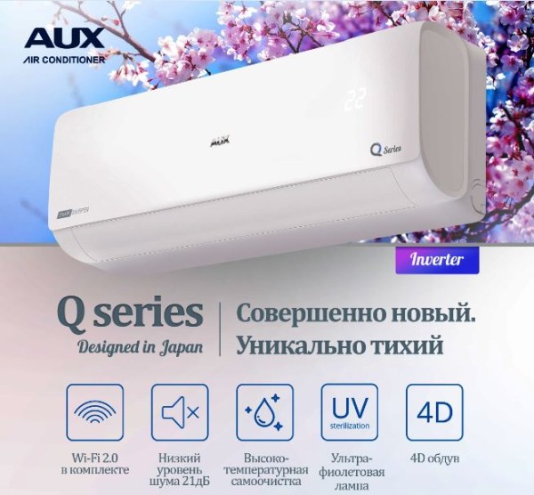 Настенный кондиционер AUX ASW-H18A4/HA-R2DI/AS-H18A4/HA-R2DI