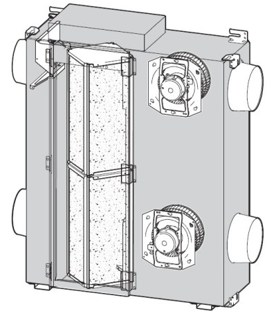LGH-50RSDC-E Приточно-вытяжная установка Mitsubishi Electric