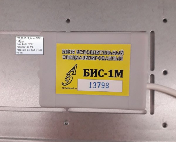 Блок Исполнительный Специализированный БИС-1М